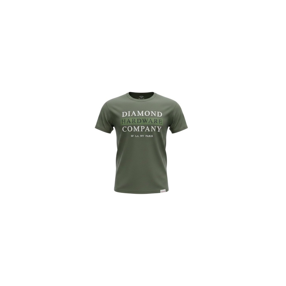 Diamond Supply Co. T-Shirt Mens Small Green Hardware Stack S/S Tee C15DPA23
